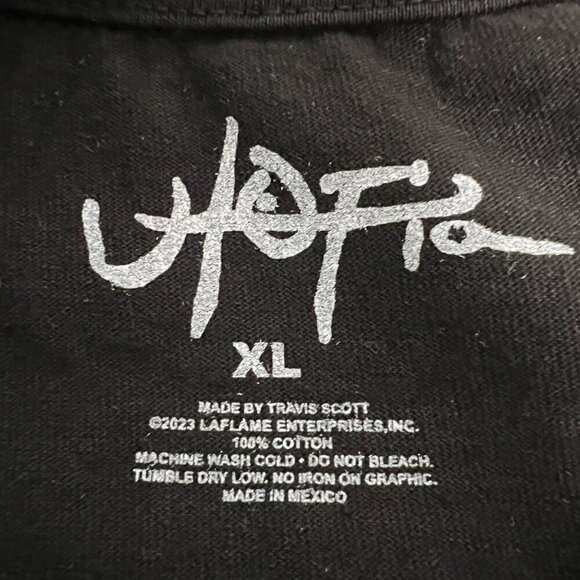 Travis Scott Men’s Utopia IV Tour T-Shirt Black/Multi Pullover Size XL - Picture 7 of 7